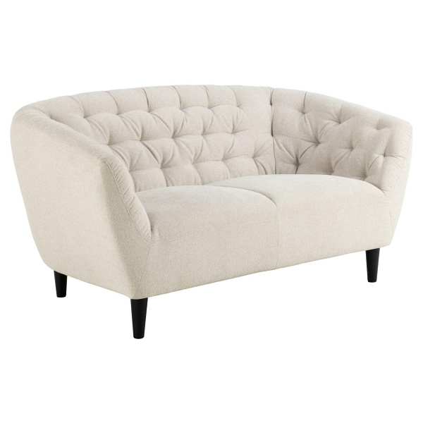 Sofa 2-osobowa Ria beżowa Juto 4 - ACTONA